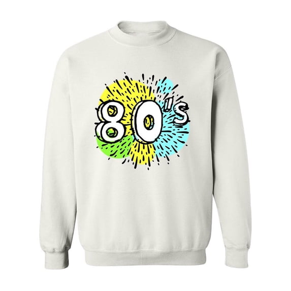 80s! Sweatshirt Men -Image by Shutterstock, Male Large
