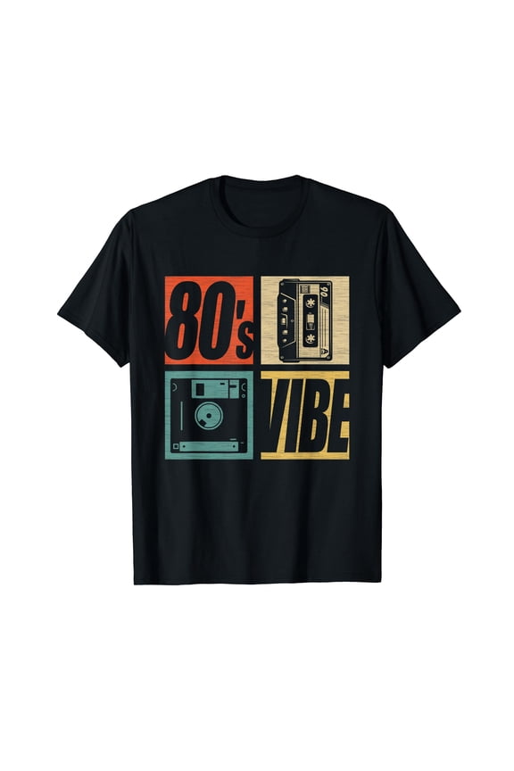 80s Vibe 1980s Fashion Theme Party Outfit Eighties Costume T-Shirt