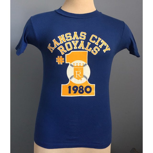 80s Vintage Kansas City Royals 1 1980 Baseball Mlb Tshirt