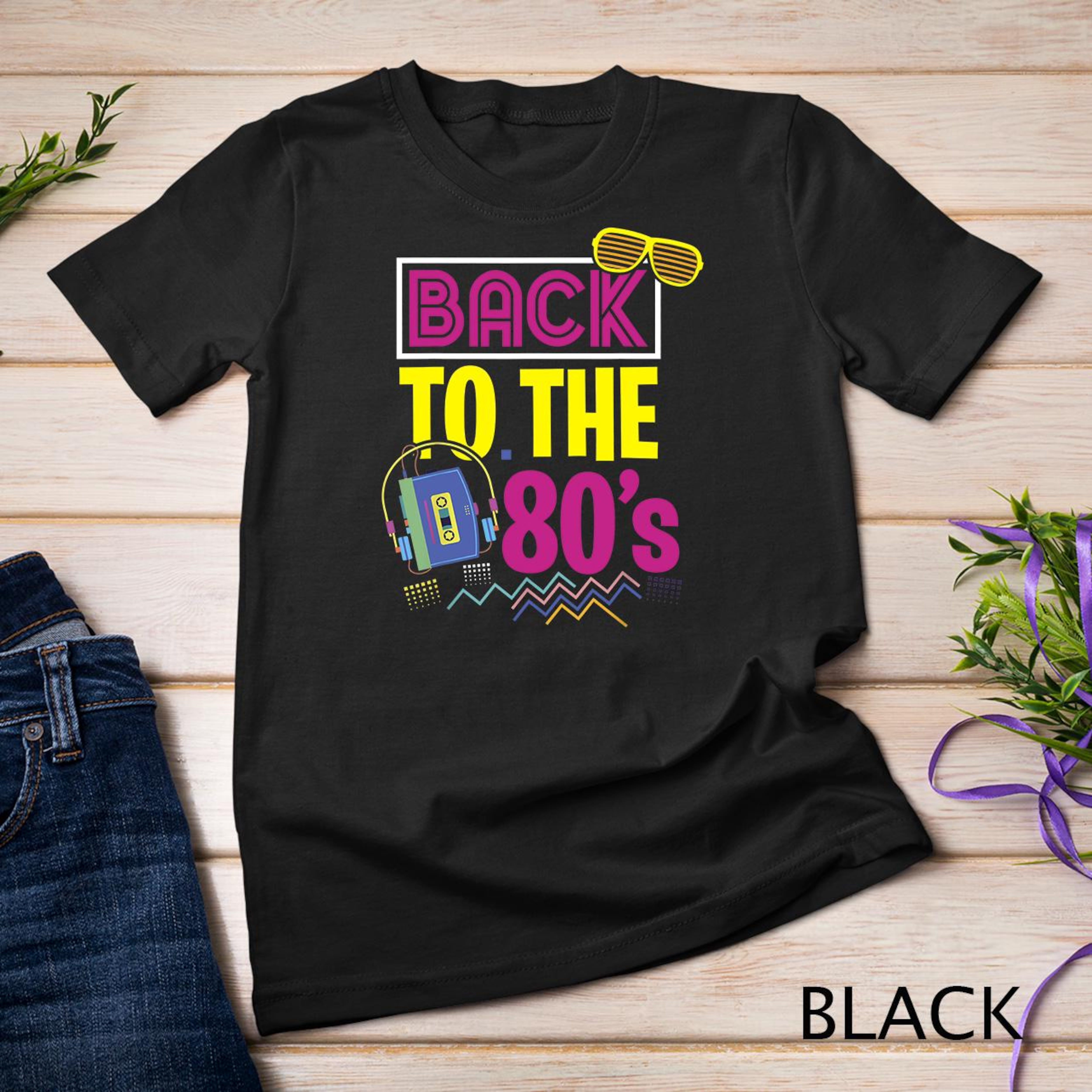 Sweatshirt Années 80 / 90 - Déguisement Fête Rétro, Motif Coloré, Coupe Classique