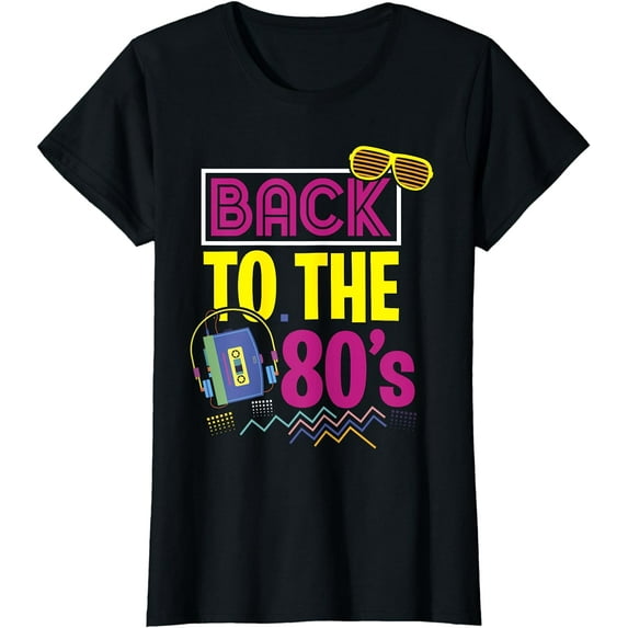 80s party theme party outfit costume vintage retro T-Shirt
