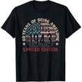 thumbnail image 1 of 80th Birthday Gift men Vintage 1943 80 Years Old - USA Flag T-Shirt Black 4X-Large, 1 of 4