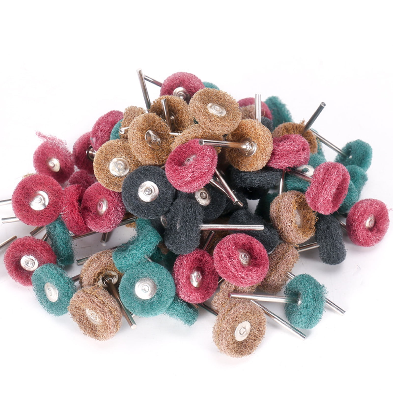 80x Wheel Grinding Polishing Shank Craft Bits Accessories Kit For Dremel Rotary Tool