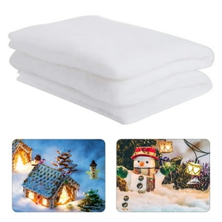 Sunjoy Tech Christmas Fake Snow Decor Like Fluffy Snow Fiber Artificial  Snow Indoor Snow Blanket for Winter Mantle Village, Nativity and Christmas