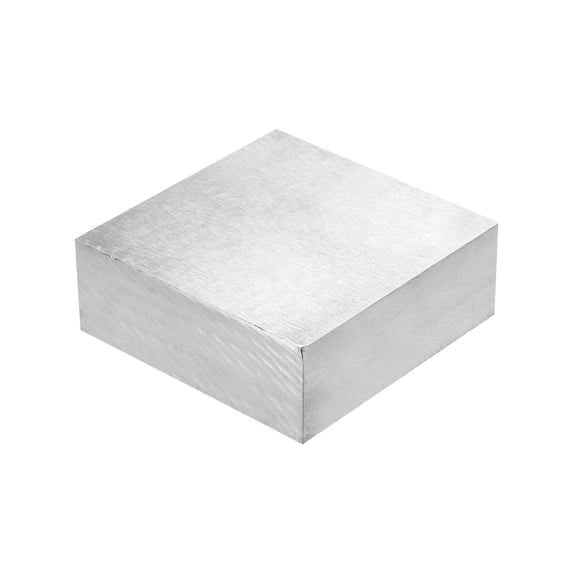80x80x30mm Steel Bench Block, Steel Block Metal Bench Block No Holes Matched Hardened Steel Flat 123 Blocks Precision Ground Milling for Jewelry Making Stamping Tool, Square