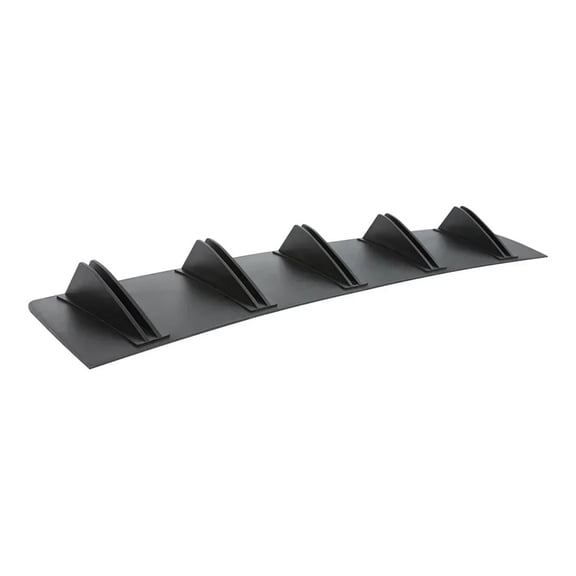 81.5cm Universal Rear Bumper Diffuser Shark 5 Fin Curved Splitter Canard Cover For Ford Mustang 1999-2004 Car Accessories