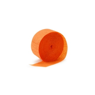Bright Orange Crepe Streamer - 81