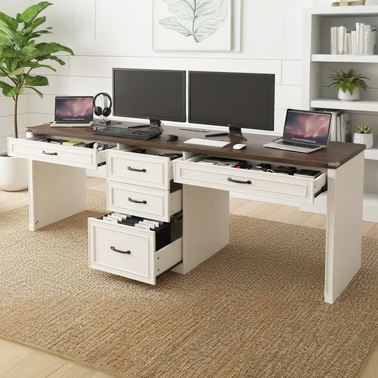 Computer Table For Two 81