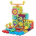 thumbnail image 1 of 81 Piece Funny Bricks Gear Building Toy Set - Interlocking Learning Blocks - Motorized Spinning Gears, 1 of 2
