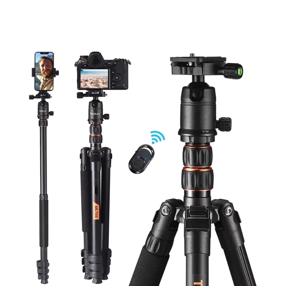 81" Professional Aluminum Alloy Camera Tripod for DSLR Camera, Travel