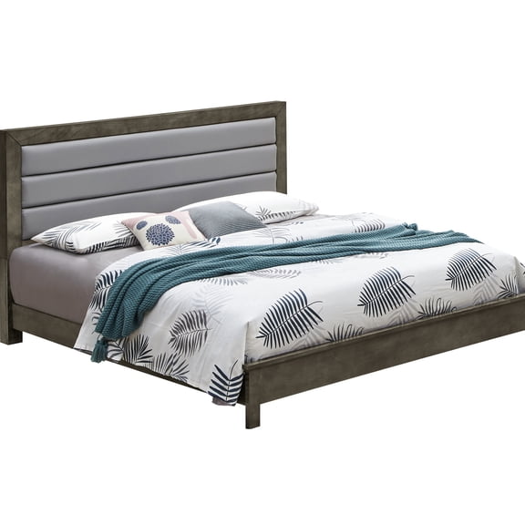 81"d X 58"w 48"h Gray Full Bed - And For Long-term Use Stylish 48"h, Suits Different Decor Themes