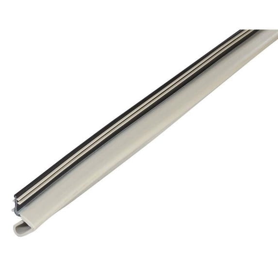 81 x 1.12 in. Platinum Collection White Rubber Kerf Molding for Slide-On