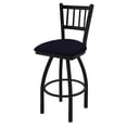 thumbnail image 1 of 810 Contessa 25" Swivel Counter Stool with Black Wrinkle Finish and Canter Twilight Seat, 1 of 2