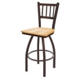 thumbnail image 1 of Holland Bar Stool Co Voltaire 25 in. Swivel Counter Stool with Wood Seat, 1 of 2