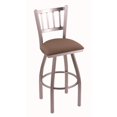 thumbnail image 1 of Holland Bar Stool Co. 810 Contessa 36"" Bar Stool with Stainless Finish, Axis Willow Seat, and 360 swivel, 1 of 2