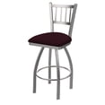 thumbnail image 1 of 810 Contessa Stainless Steel 25" Swivel Counter Stool with Canter Bordeaux Seat, 1 of 3