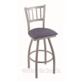 thumbnail image 1 of Holland Bar Stool Co Contessa 30 in. Slat Back Swivel Bar Stool with Faux Leather Seat, 1 of 7