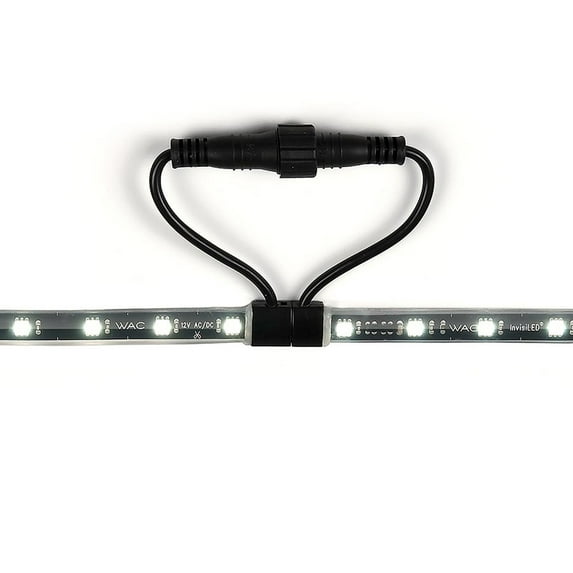 8101-27BK-WAC Lighting-12V 1 LED Outdoor Tape Light-Black Finish-2700 Color Temperature-20 Watt