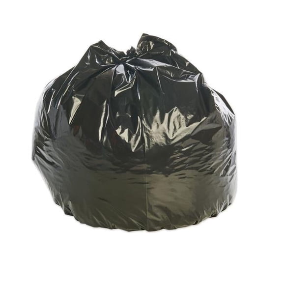 8105015173667 Recycled Content Trash Can Liners Bag  Brown & Black