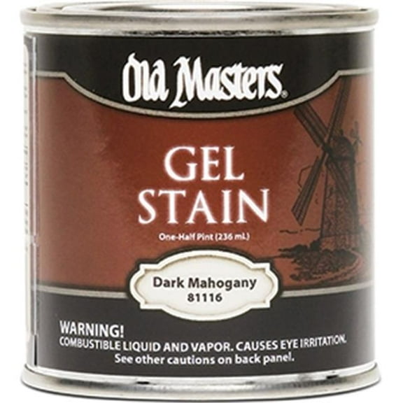 81116 0.5 Pint Dark Mahogany Gel Stain