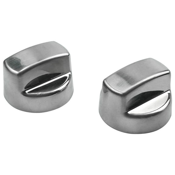 811195 Wolf Range Hood Knob Replacement for 805328 KIP5D44 5D44 B002MFNQ34 Ventilation Hood Knob Fit for Sub-Zero for Wolf Silver (2 Pack)