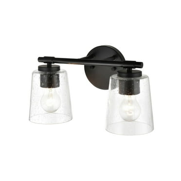 8112-MB-Millennium Lighting-2 Light Bath Vanity-8 Inch Tall and 15 Inch Wide-Matte Black Finish