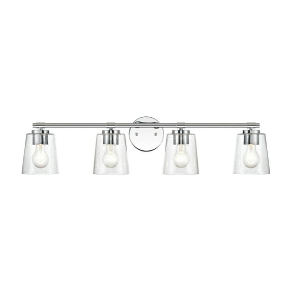 8114-CH Millennium Lighting 4 Light Bath Vanity-8 Inch Tall and 34 Inch Wide-Chrome Finish