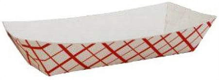 200Pcs Disposable Kraft Paper Food Serving Tray Hot Dog Fries Chicken Box Kraft Paper I4911675520