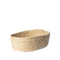 thumbnail image 1 of Handcrafted Round Corn Husk Wicker Weaved Basket Home Décor Versatile Storage Solution for Living Room, Pantry, and More Ideal for Toy Storage, Gift and Baby Nursery Decor (Medium), 1 of 11