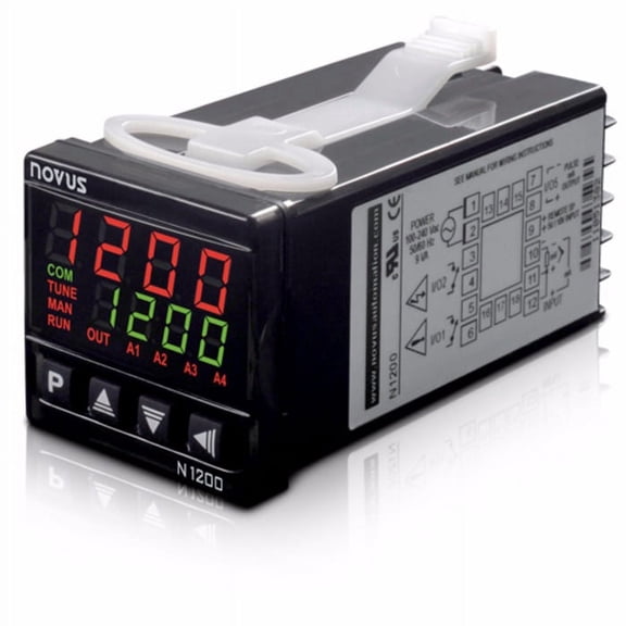 8120200630 NOVUS N1200-DIO USB RS485 Process controller, 2 relays, 1/16 DIN
