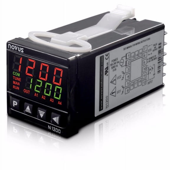 81202HC124 NOVUSN1200-HC USB 24V Heating/Cool. controller 2 relays, 1/16 DIN