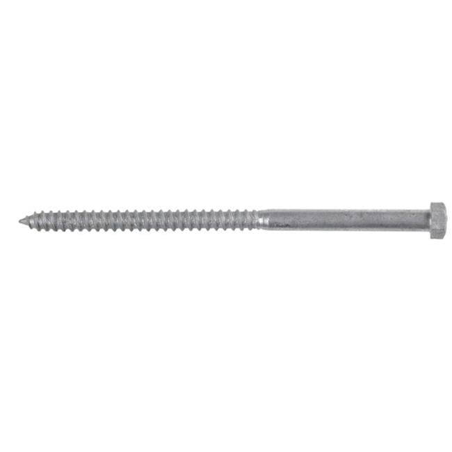 812081 0.375 x 7 in. Galvanized Hex Head Lag Bolt