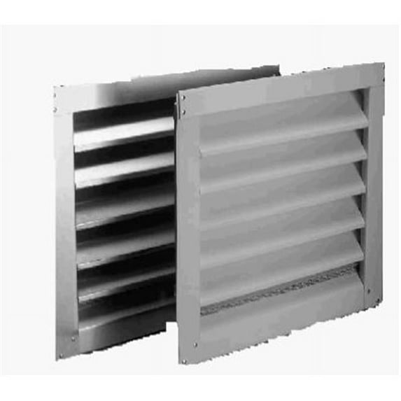 81237 18 x 24 in. Aluminum Reversible Louver - White