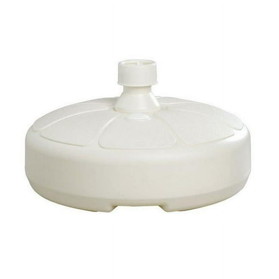 8129-48-3750 Resin Umbrella Base in White