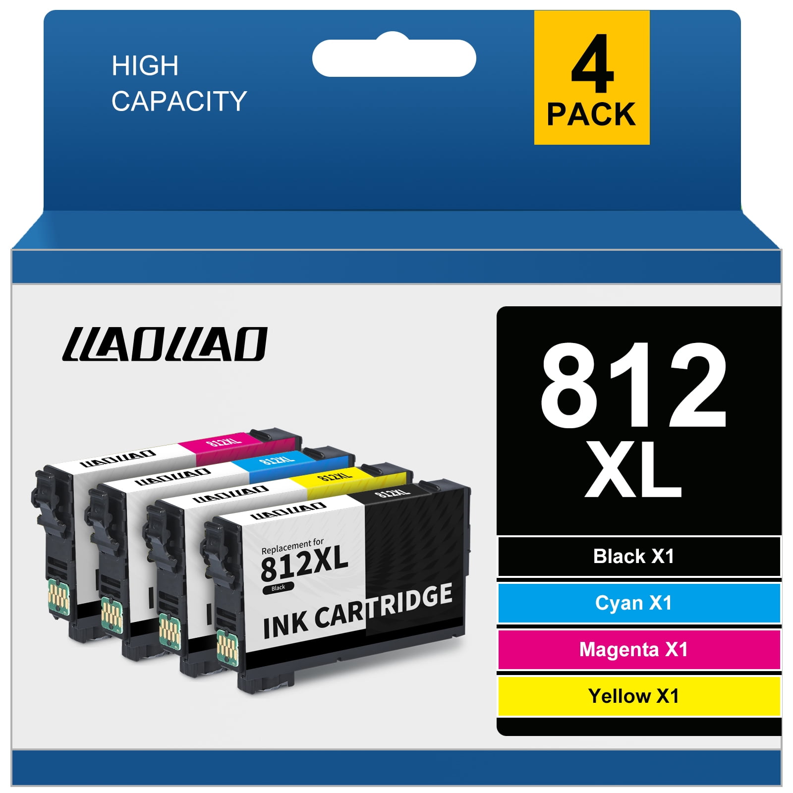 812XL Ink Cartridge for Epson 812 812 XL T812 Ink for Epson Workforce
