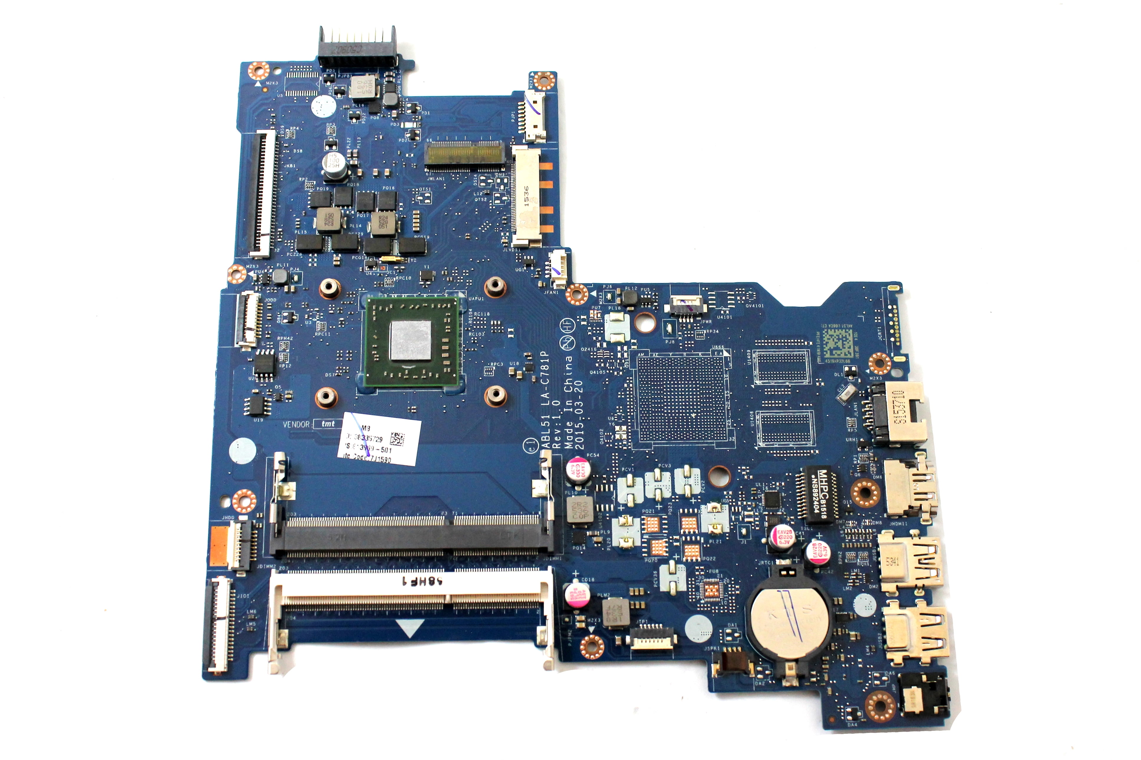 813969-501 HP Pavilion 15-AF Series Motherboard w/ AMD A8-7410 CPU