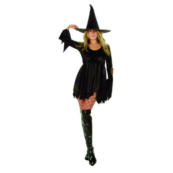 81415-S-M Small Spell Caster with Hat Velvet Costume