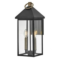 81525BK Lark Rhett - 15W 3 LED Large Outdoor Wall Lantern-19.5 Inches Tall and 9.5 Inches Wide