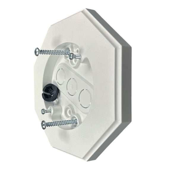 8161 Outdoor Vertical Siding Light Mounting Block Bracket for Outdoor Mounting Plate Smooth Flat with Built-in Box