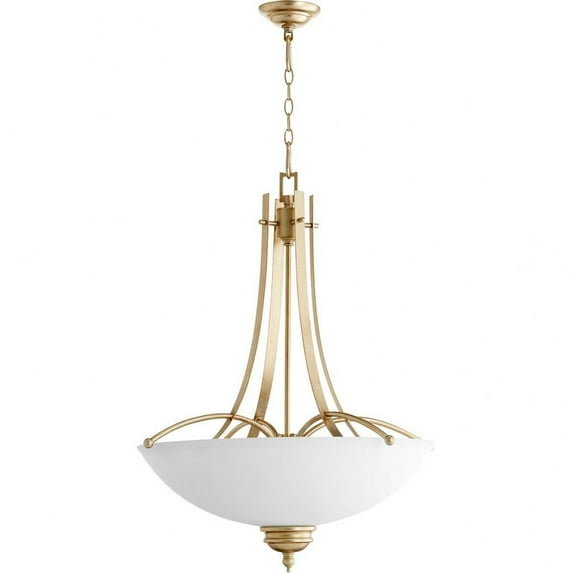 8177-5-60-Quorum Lighting-Aspen - 5 Light Pendant in Transitional style - 27 inches wide by 30 inches high