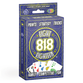818 (Eight Eighteen) New Classic Trick Taking Card Game, by Great Time Games (Walmart Exclusive)