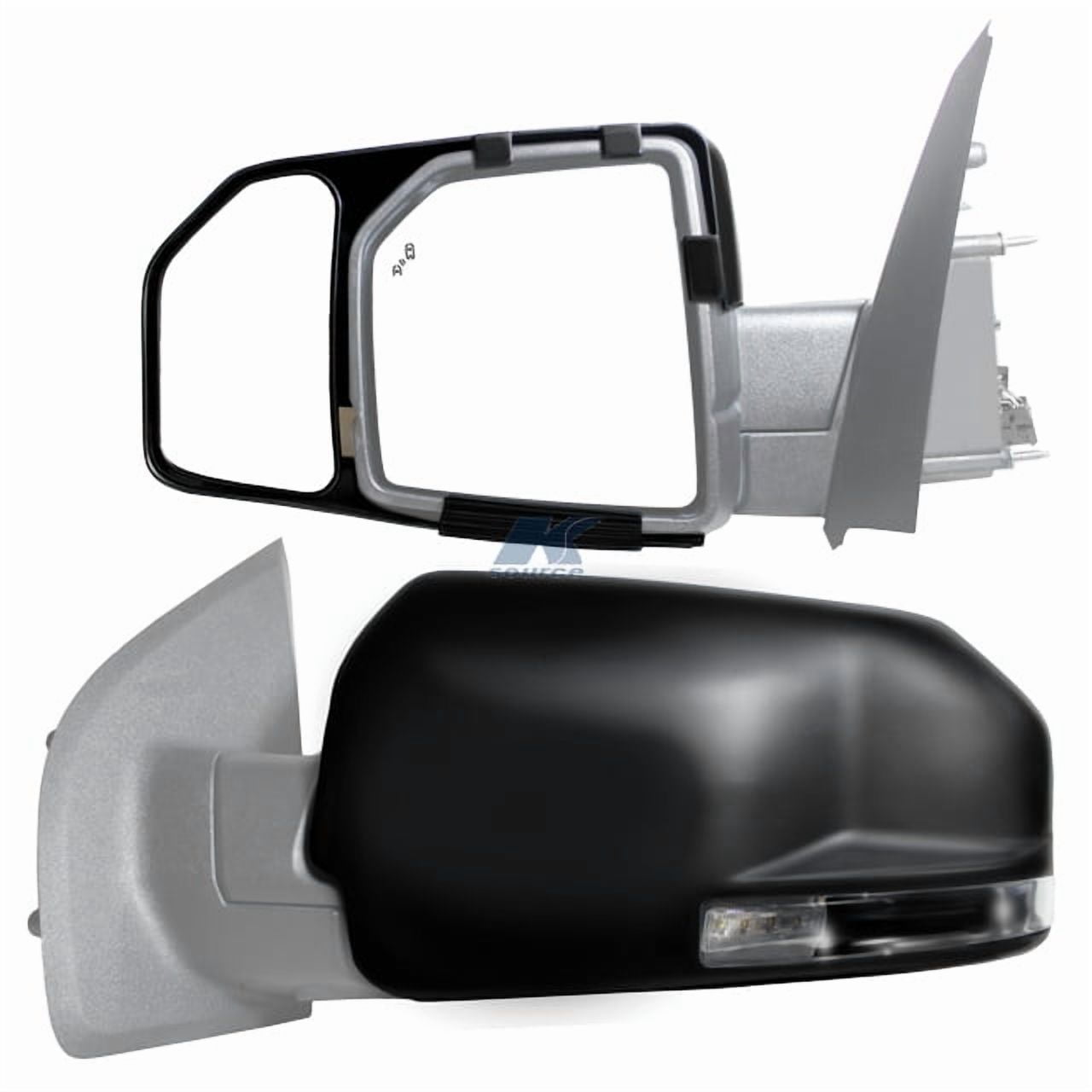 K-Source 81850 Snap-On Towing Mirrors For 2015+ Ford F150 Pick-ups