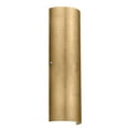 thumbnail image 1 of 8194GF-LED-SN-Besa Lighting-Torre 22-20W 2 LED Wall Sconce-7 Inches Wide by 21.75 Inches High-Satin Nickel Finish-Gold Foil Glass Color-LED Lamping, 1 of 2