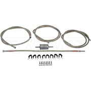 819839 Braided Stainless Steel Fuel Line for 2003 Chevrolet Silverado 1500