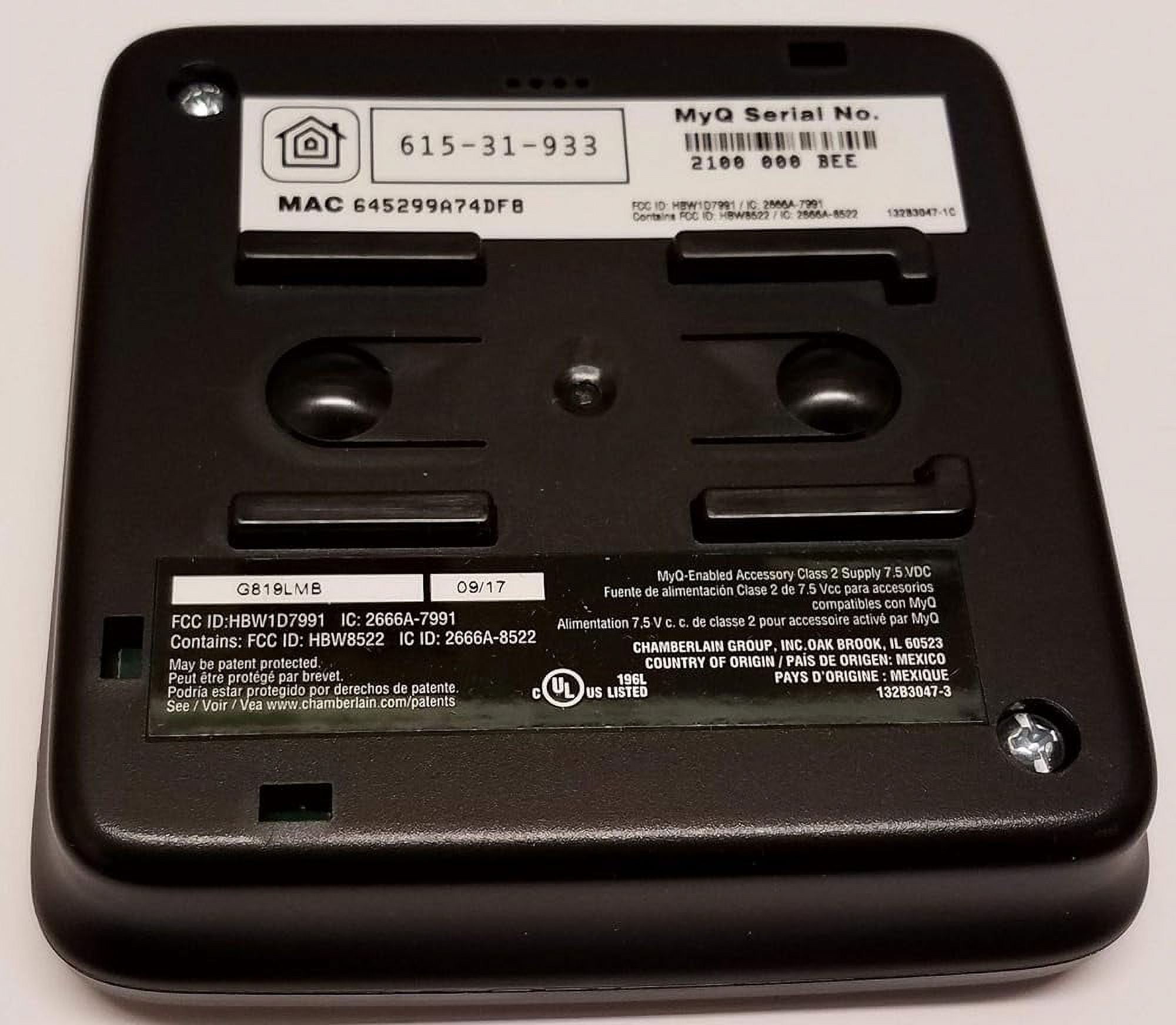 819LMB MYQ Home Bridge Compatible W Chamberlain MYQG0303SP