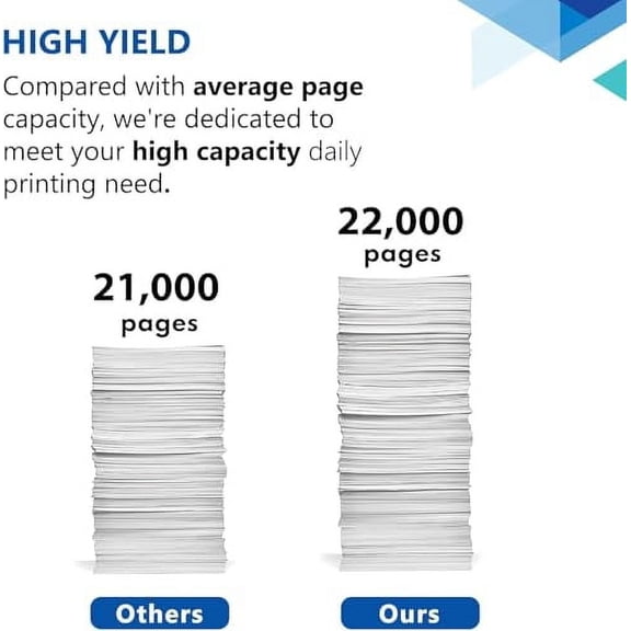 81A Black Toner Cartridge 2 Pack CF281AD | Compatible Replacement for HP Laser Enterprise M605dn Toner Cartridge, Enterprise M604, M605, M606 Series; MFP M630 Series Printer | CF28