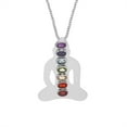 thumbnail image 1 of 81stgeneration Women's 925 Sterling Silver Meditation Buddha Chakra Healing Pendant Necklace, 18", 1 of 4