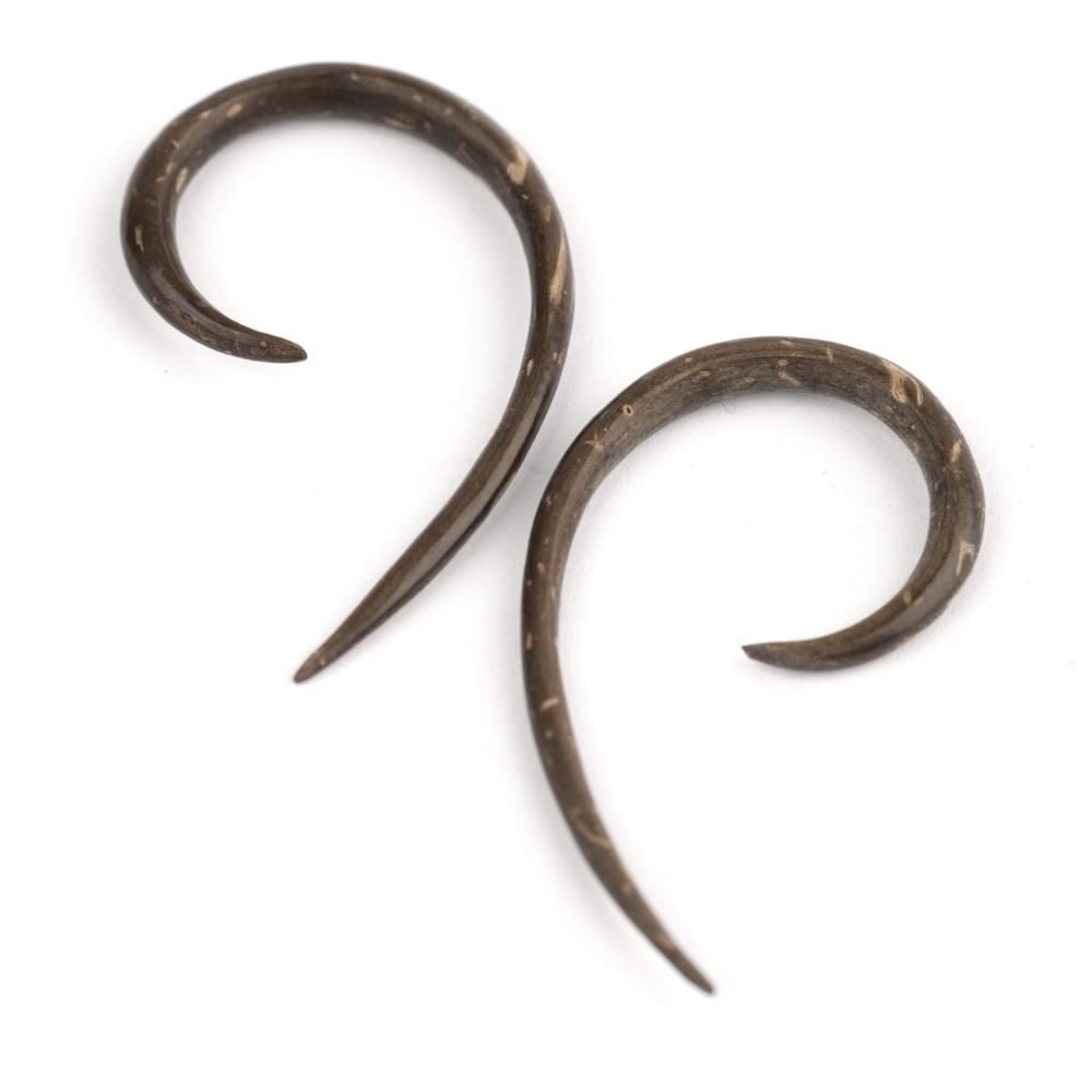 81stgeneration Women's Men's Coconut Wood Taper Stretcher Plug 3 mm 10 Gauge Tribal Earrings