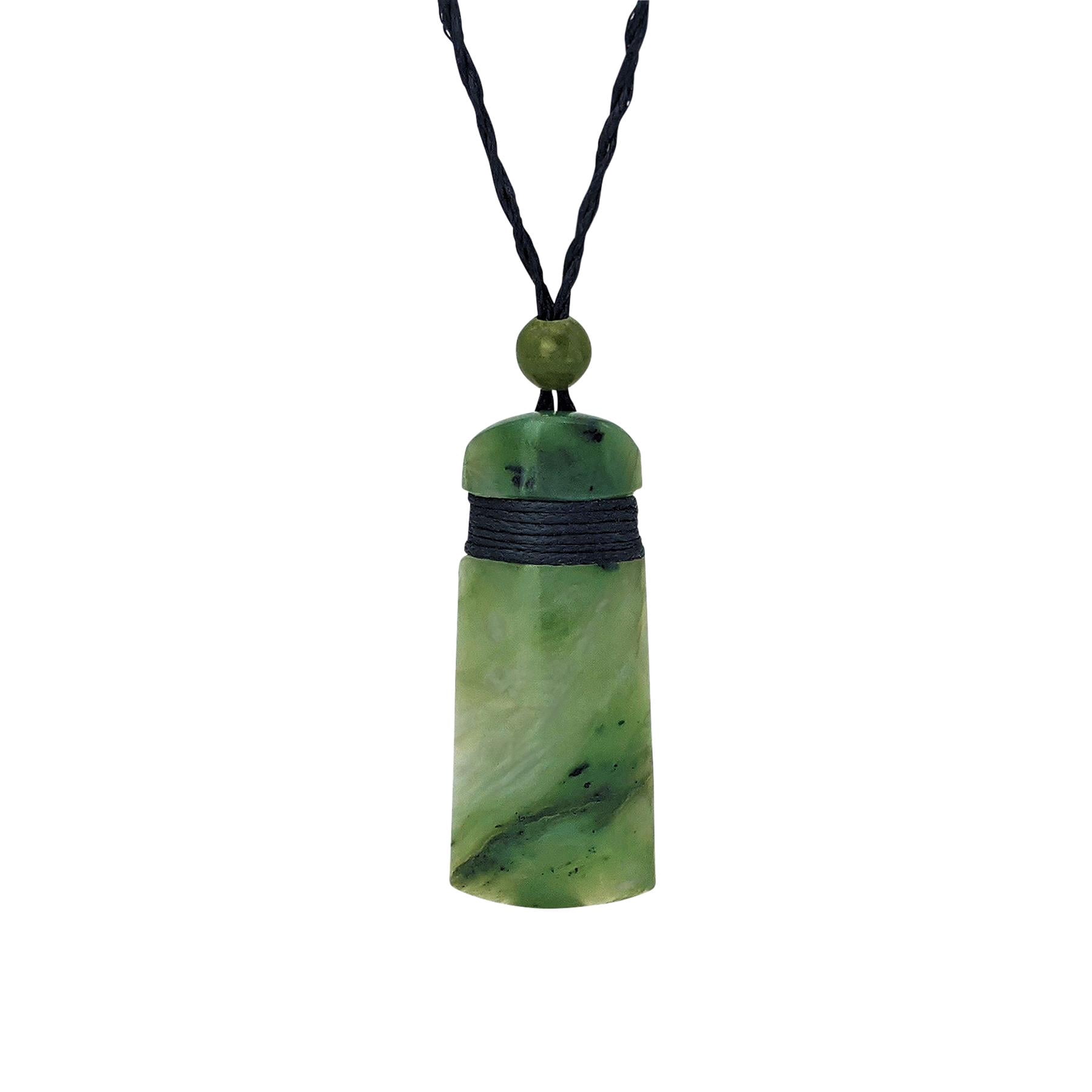 81stgeneration Women's Men's Nephrite Jade Greenstone Small Toki