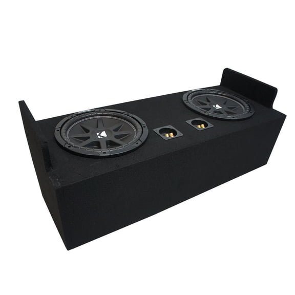 82-04 Chevy S-10 Extended Cab Truck Kicker Comp C12 Dual 12" Sub Box Final 2 Ohm